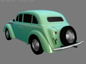 Moskvich 400420 3D Model