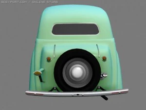Moskvich 400420 3D Model