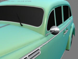Moskvich 400420 3D Model