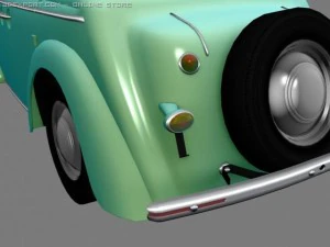 Moskvich 400420 3D Model