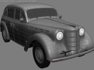 Moskvich 400420 3D Model