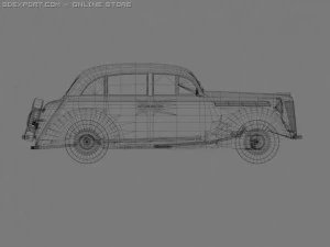 Moskvich 400420 3D Model