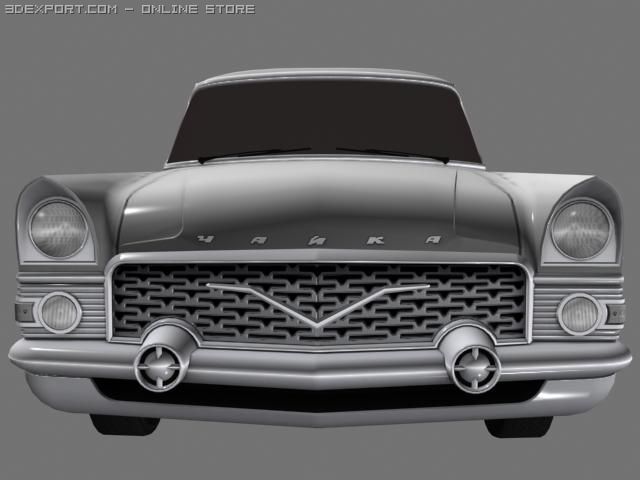 Gaz13chaika 3D 模型 .c4d .max .obj .3ds .fbx .stl .blend 