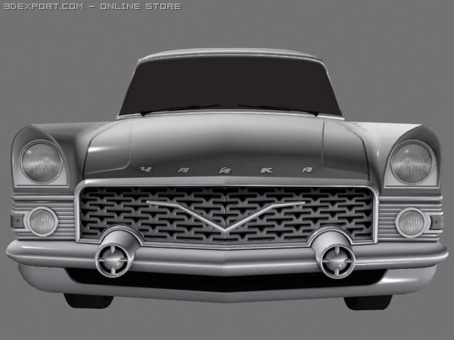Gaz13chaika 3D Model .c4d .max .obj .3ds .fbx .stl .blend 