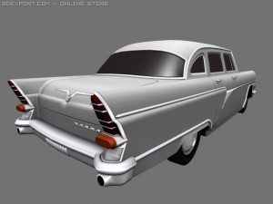 Gaz13chaika 3D 模型