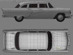 Gaz13chaika 3D Model
