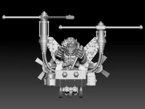 Deffkopta two screws 3D Print Model