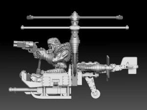 Deffkopta two screws 3D Print Model