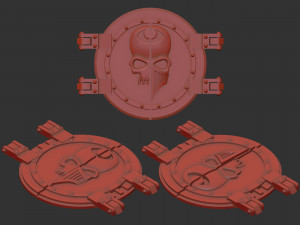 Deimos Pattern Rhino hatch 3D Print Model