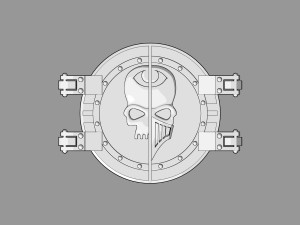 Deimos Pattern Rhino hatch 3D Print Model