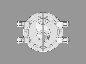 Deimos Pattern Rhino hatch 3D Print Model