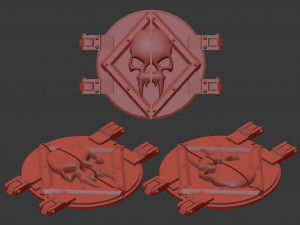 Rhino hatch Space Wolves fang Modelo de Impressão 3D