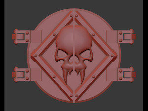 Rhino hatch Space Wolves fang 3D Print Model