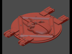 Rhino hatch Space Wolves fang 3D Print Model