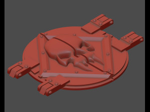 Rhino hatch Space Wolves fang 3D Print Model