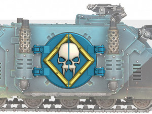 Rhino hatch Space Wolves fang 3D Print Model