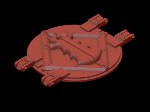 Rhino hatch Space Wolves claw 3Dプリントモデル