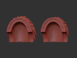 Alpha Legion shoulder scaly - phobos Modelo de impresión 3D