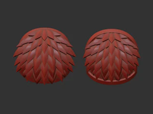 Alpha Legion shoulder scaly - phobos 3D Print Model