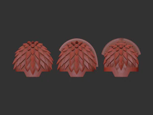 Alpha Legion omuz pullu - sonlandırıcı 3D Baskı Modeli