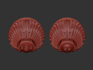 Sanguinary Guard shoulder - mk3 3D Принт Модель