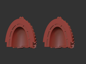 Sanguinary Guard shoulder - mk3 3D Принт Модель