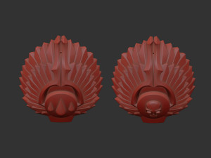 Sanguinary Guard shoulder - gravis 3Dプリントモデル
