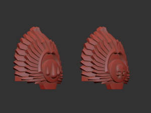 Sanguinary Guard shoulder - gravis 3Dプリントモデル