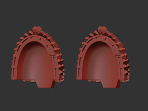 Sanguinary Guard shoulder - gravis 3Dプリントモデル