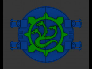 Rhino hatch Alpha Legion 3D Print Model