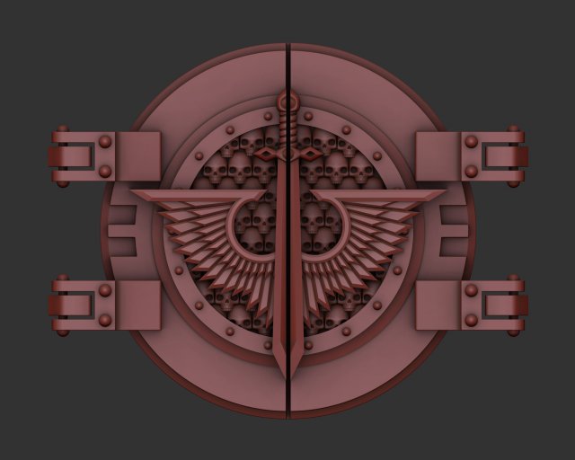 Rhino hatch Dark Angels Modelo de impresión 3D .c4d .max .obj .3ds .fbx .stl .blend 