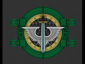 Rhino hatch Dark Angels Modelo de impresión 3D