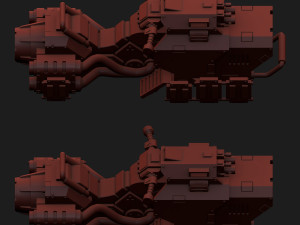Primaris Outrider gravymod 3Dプリントモデル