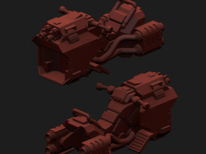 Primaris Outrider gravymod 3Dプリントモデル