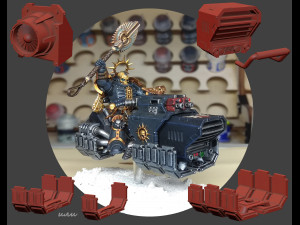 Primaris Outrider gravymod 3Dプリントモデル