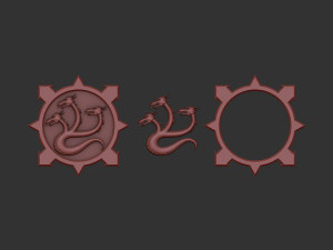 Alpha Legion Hydra icon Modèles 3D en vedette