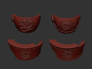 Alpha Legion Relic Terminator shoulders 3D Принт Модель