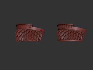 Alpha Legion Cataphractii Terminator shoulders 3D Print Model