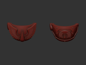 Blood Angels Tartaros Terminator shoulders 3D प्रिंट मॉडल