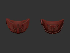 Blood Angels Tartaros Terminator shoulders 3D Print Model