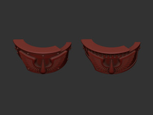 Blood Angels Cataphractii Terminator shoulders 3D Принт Модель