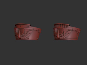 Blood Angels Cataphractii Terminator shoulders 3D Принт Модель