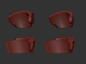 Blood Angels Relic Terminator shoulders 3D Print Model