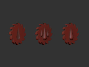 Flesh Tearers emblem Modèles 3D en vedette
