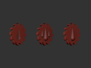 Flesh Tearers emblem 3D Print Model