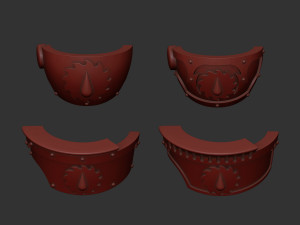 Flesh Tearers Relic Terminator shoulders Modello di stampa 3D