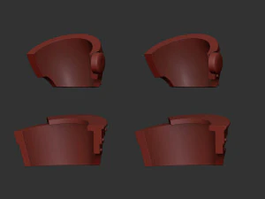 Flesh Tearers Relic Terminator shoulders 3D Print Model
