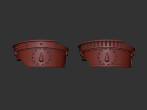 Flesh Tearers Cataphractii Terminator shoulder Modello di stampa 3D