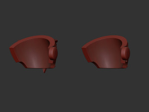 Dark Angels Tartaros Terminator shoulders 3D Принт Модель