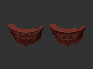 Dark Angels Cataphractii Terminator shoulders 3D Print Model